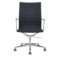 Task Executive kontorsstol i läder med hög rygg | Ergonomisk kontorsstol i premiumklass
