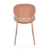 Chaise de salle à manger ergonomique et empilable Carlotta | Chaise rembourrée moderne