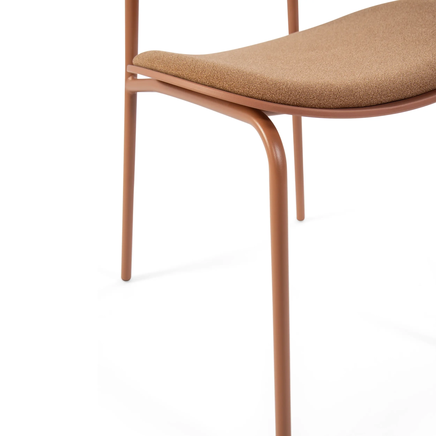 Ergonomiczne, sztaplowane krzesło do jadalni Carlotta | Nowoczesne krzesło tapicerowane