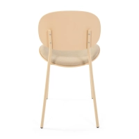 Ergonomisk, stapelbar matstol Carlotta | Modern klädd stol