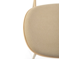 Ergonomische, stapelbare eetkamerstoel Carlotta | Moderne gestoffeerde stoel