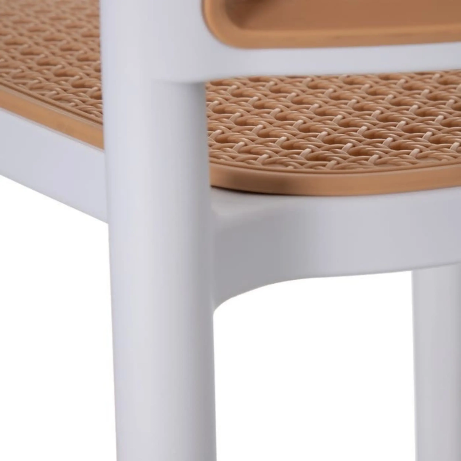 Packen Sie 4 Moulin-Stühle aus synthetischem Rattan - Mueble Design