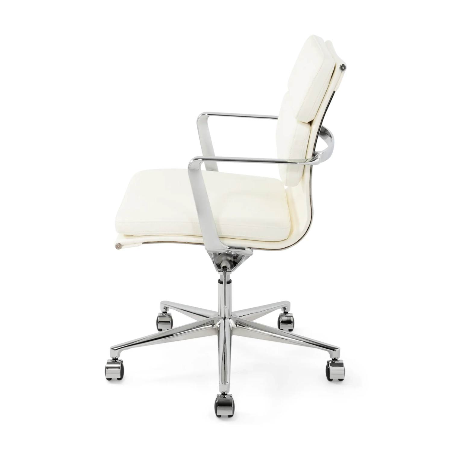 Task Premium Desk Chair | Italian Leather Office Chair with Wheels