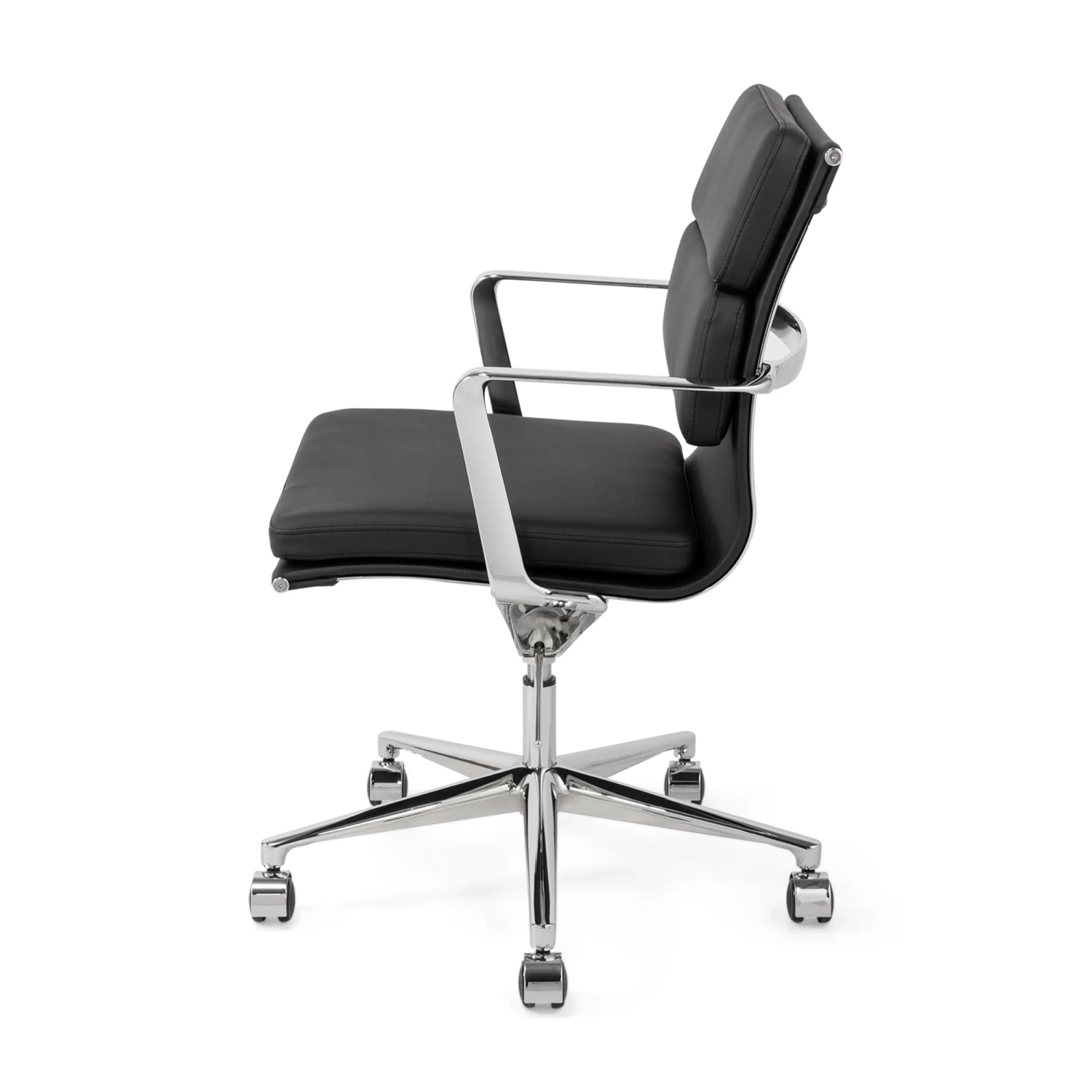 Task Luxe bureaustoel | Kantoostoel van Italiaans leer met wieltjes
