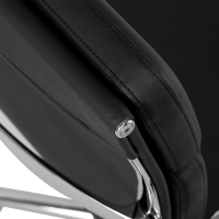 Task Fauteuil de bureau haut de gamme | Fauteuil de bureau en cuir italien avec roulettes