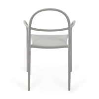 Fauteuil d'extérieur design empilable Master | Fauteuil en polypropylène