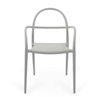 Silla de diseño para exterior apilable Master | Sillón de polipropileno