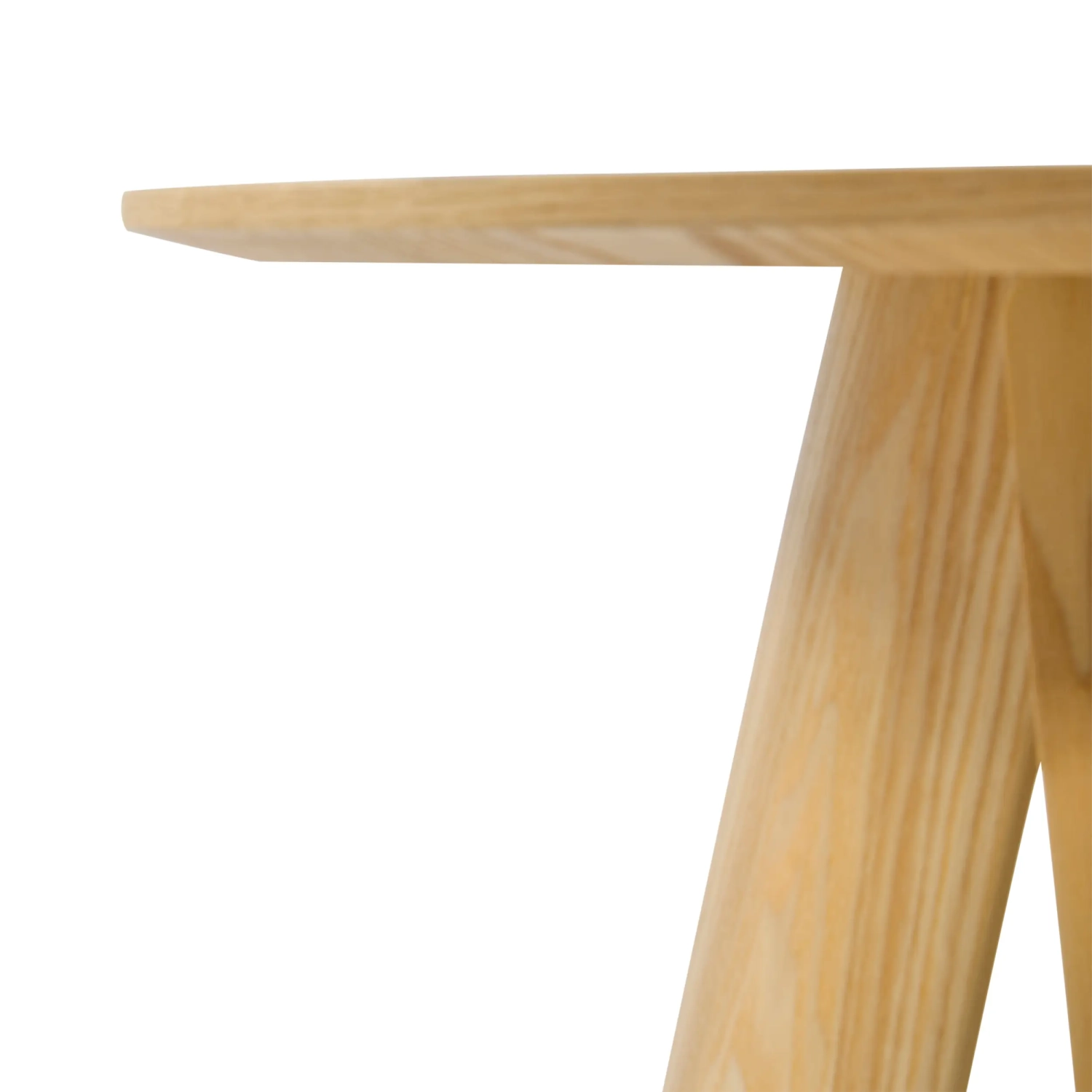 Pluto Scandinavian Ash Wood Coffee Side Table