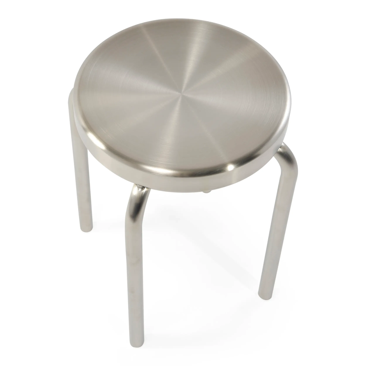 Nízká stolička Delaware z nerezové oceli, 45 cm | Moderní designová stolička