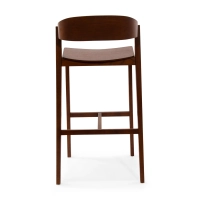 Soho Scandinavian Counter Stool 76 cm | Oak or Walnut Wood
