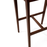 Soho Skandinavischer Barhocker 76 cm | Eiche oder Nussbaum