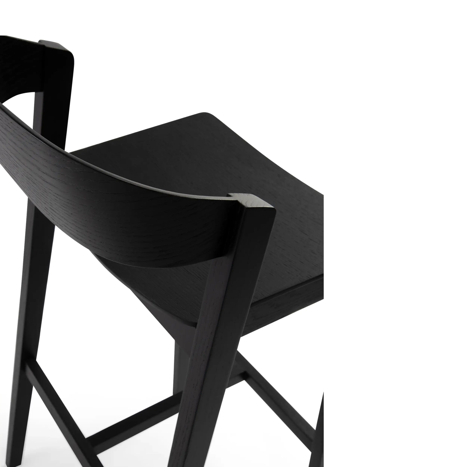 Soho Scandinavische barkruk 76 cm | Eiken of walnoothout
