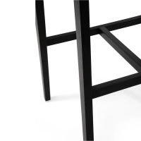 Soho Taburete de bar escandinavo de 76 cm | Madera de roble o nogal