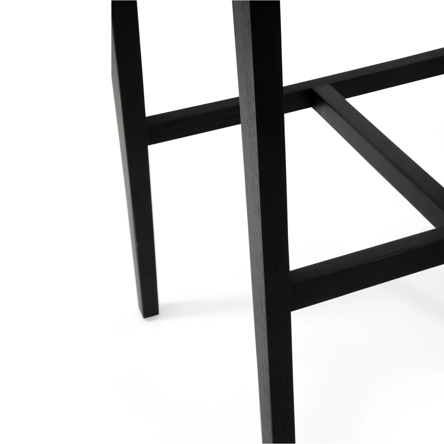 Soho Taburete de bar escandinavo de 76 cm | Madera de roble o nogal