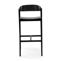 Soho Scandinavian Counter Stool 76 cm | Oak or Walnut Wood