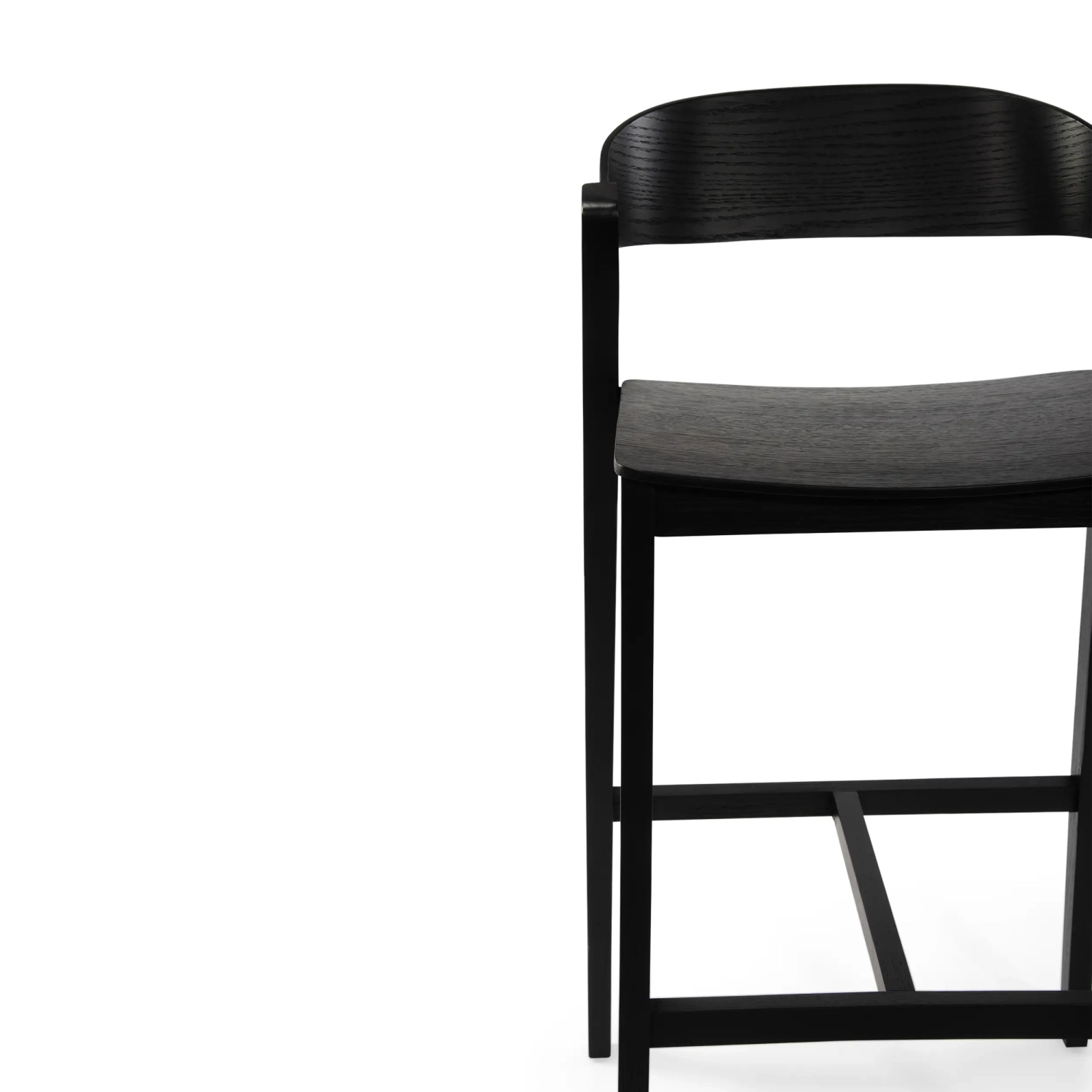 Soho Scandinavische barkruk 76 cm | Eiken of walnoothout
