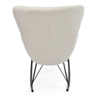 Poltrona a dondolo Nest Bouclé | Poltrona a dondolo di design moderno