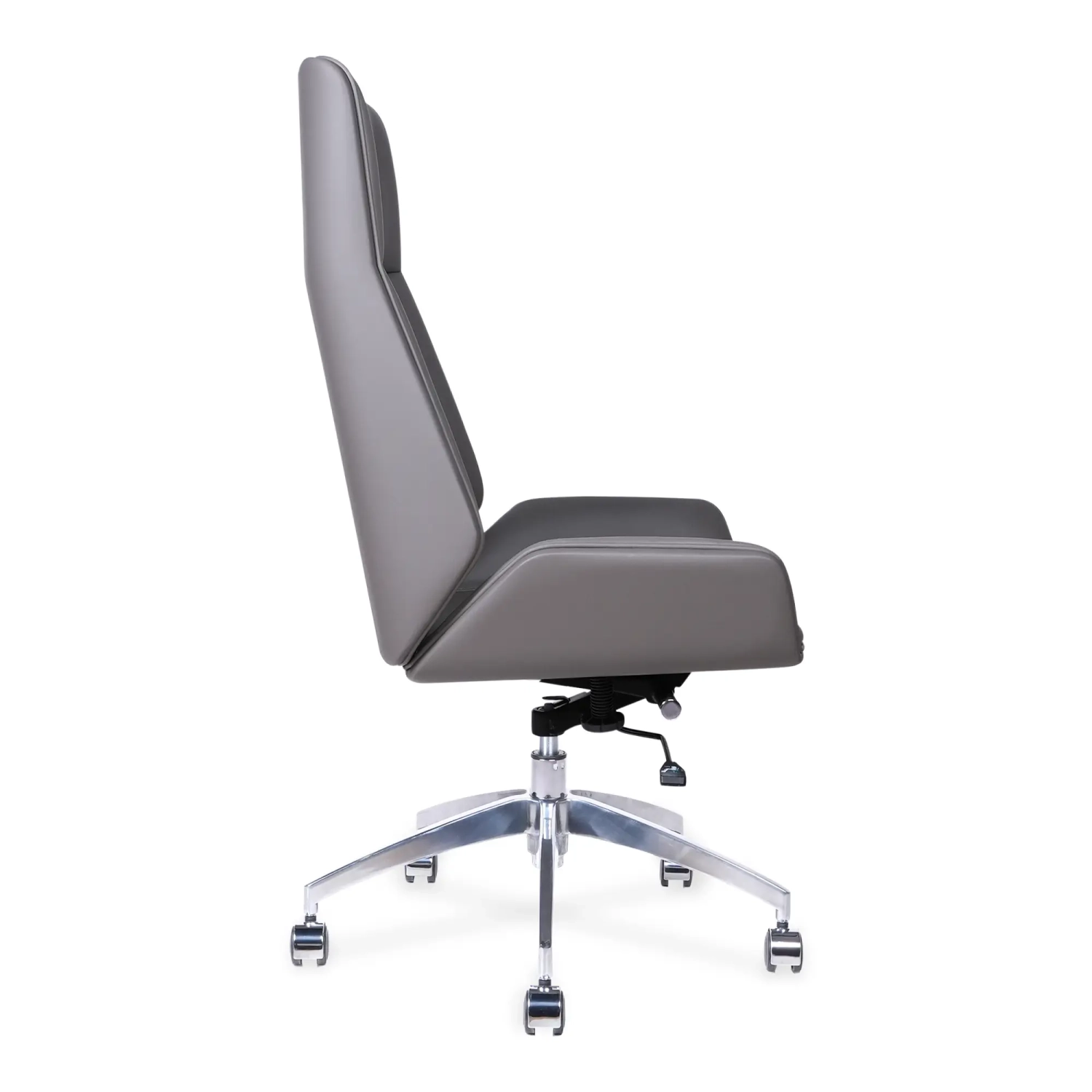 Nordic Colors High-Back Office Chair | Faux Leather & Chrome Base