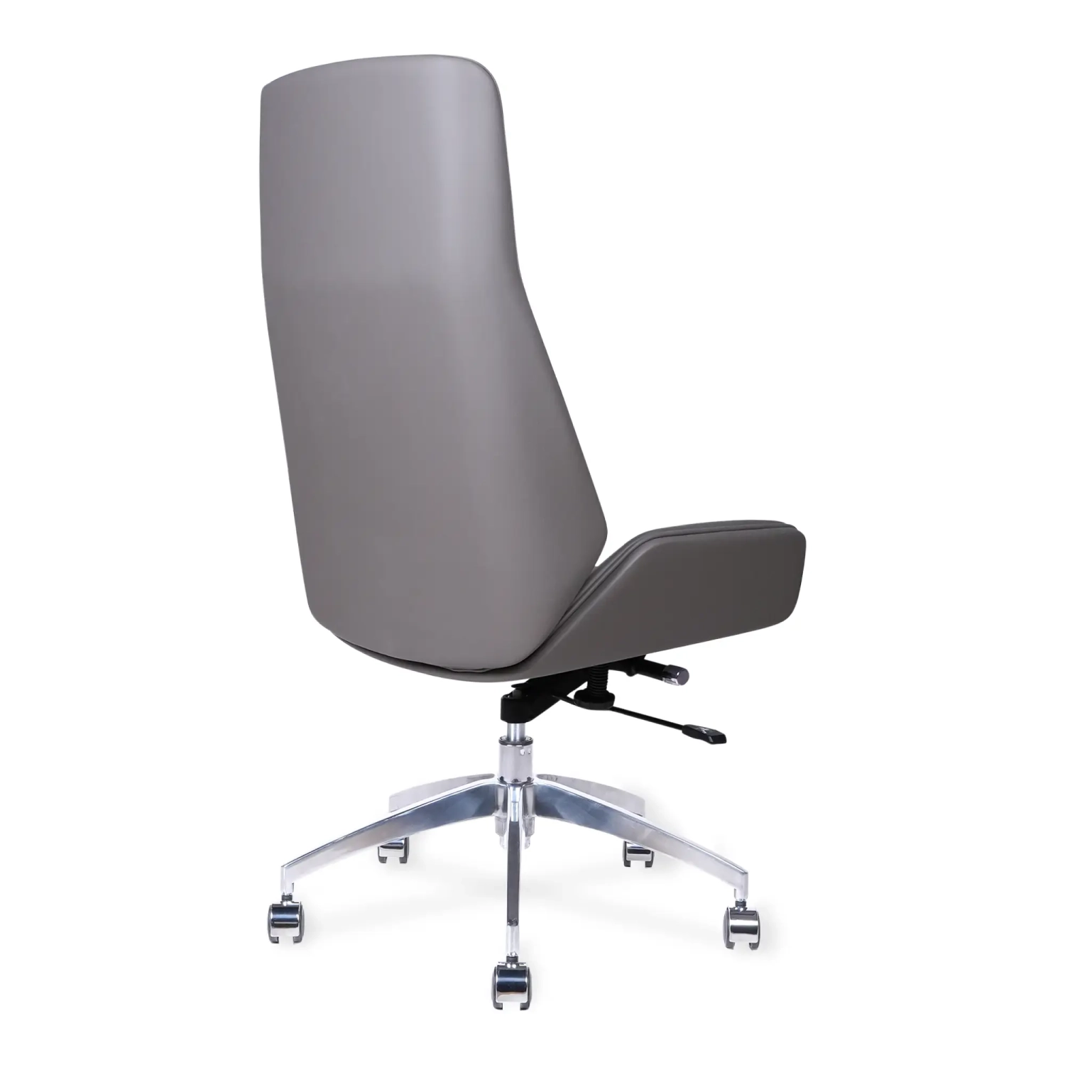 Nordic Sedia da ufficio Colors con schienale alto | Similpelle e base cromata