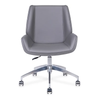 Nordic Colors Office Chair | Faux Leather & Chrome Base