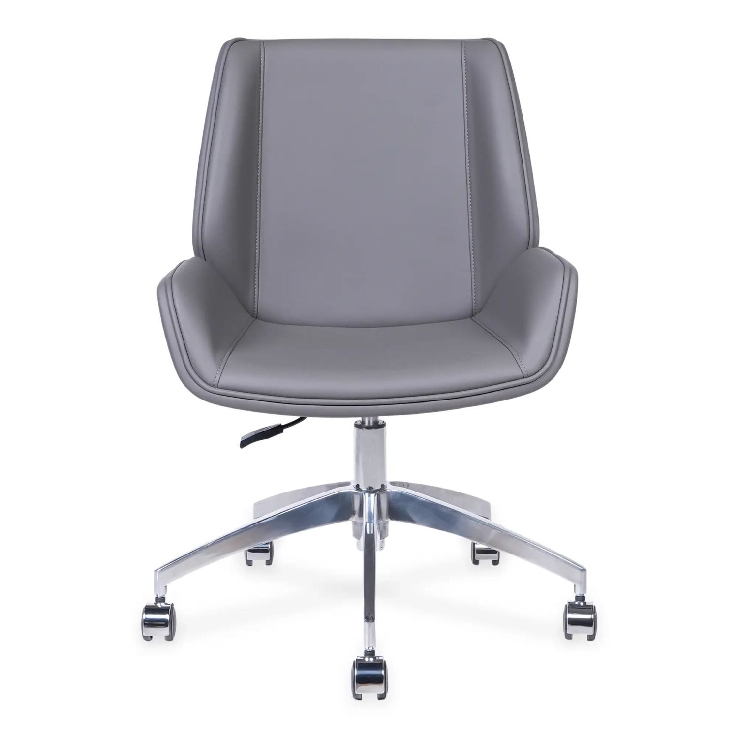 Nordic Colors Office Chair | Faux Leather & Chrome Base