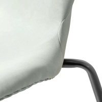 Silla de comedor Seven Vintage de imitación de cuero | Diseño industrial moderno