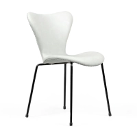 Sedm jídelních židlí ve vintage stylu z umělé kůže | Moderní industriální design
