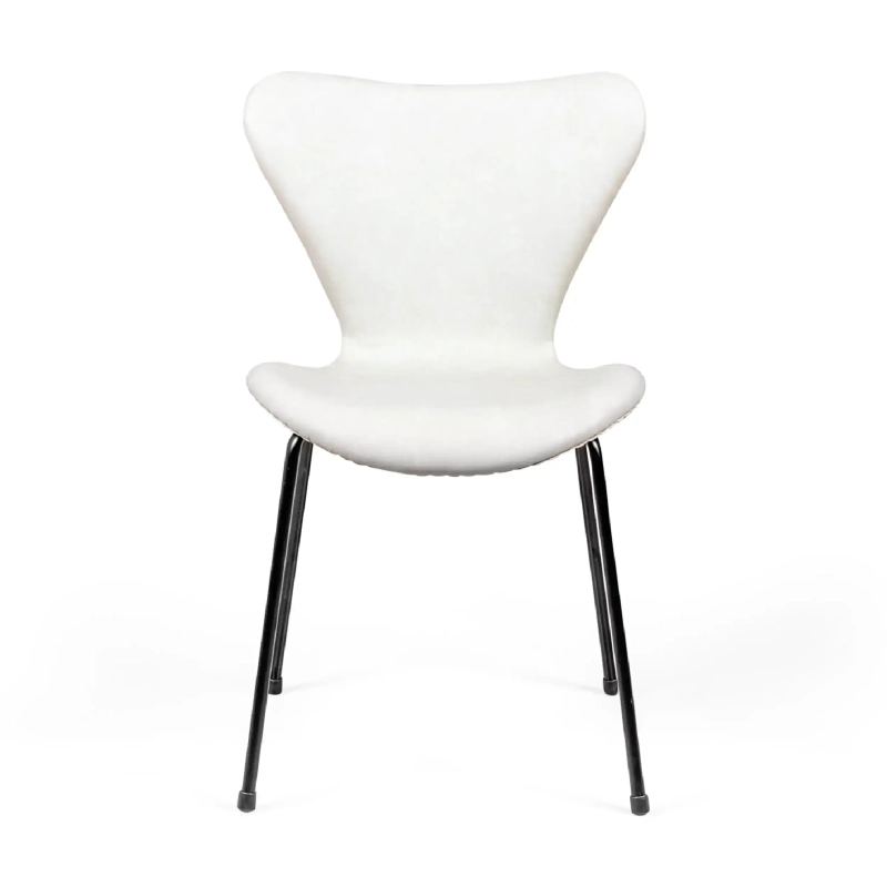 Seven Vintage Faux Leather Dining Chair | Modern Industrial Design