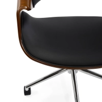 Burrow S-pähkinäpuinen työtuoli | Mid-Century-tyylinen muotoilu