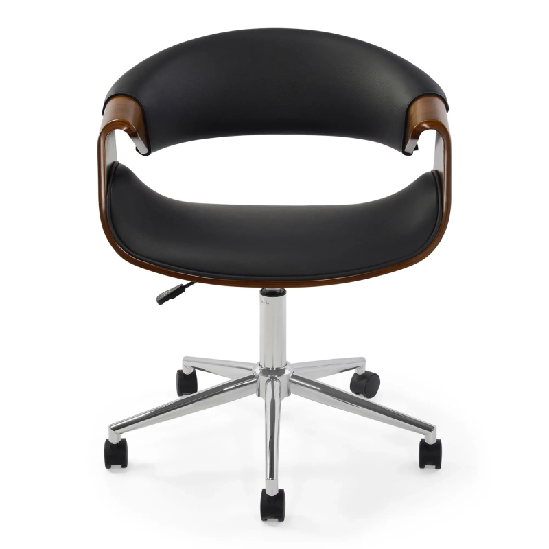 Burrow S-pähkinäpuinen työtuoli | Mid-Century-tyylinen muotoilu