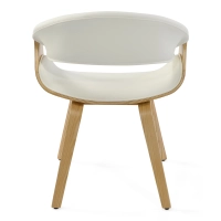 Burrow Jídelní židle Z z javorového dřeva | Čalouněný design „ Nordic “