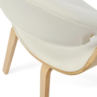 Burrow Esszimmerstuhl „Z“ aus Ahornholz | „ Nordic “ – Design mit Polsterung
