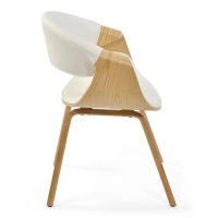 Burrow Sedia da pranzo in legno di acero Z | Design imbottito “ Nordic ”