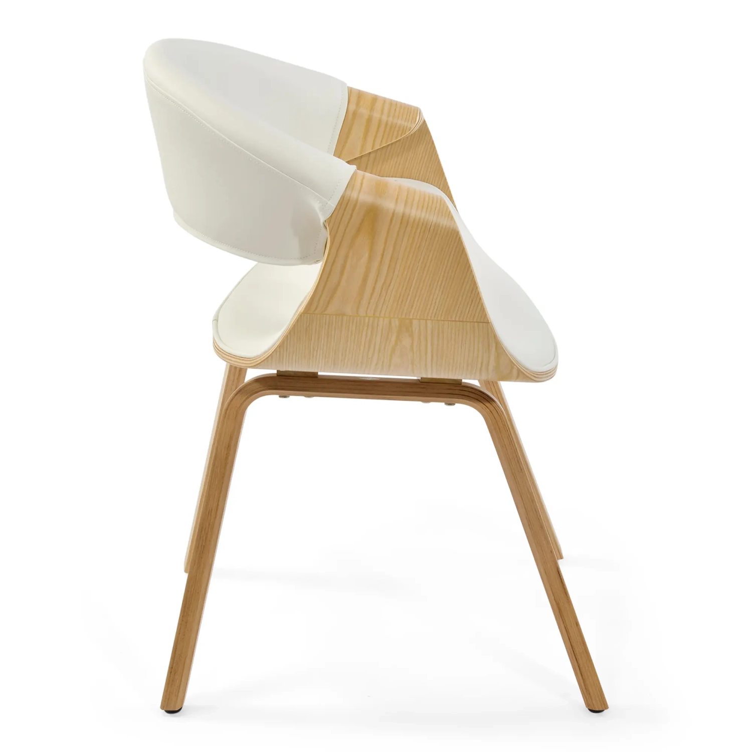 Burrow Silla de comedor Z de madera de arce | Diseño tapizado Nordic