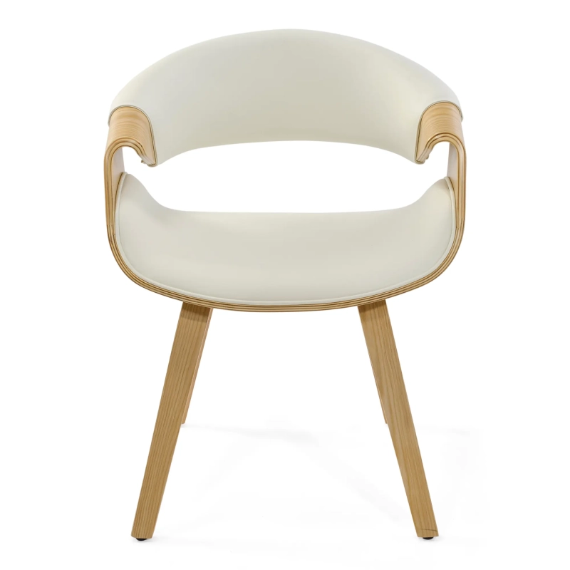 Burrow Silla de comedor Z de madera de arce | Diseño tapizado Nordic