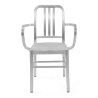 Industrial Aluminium Chair with Armrests