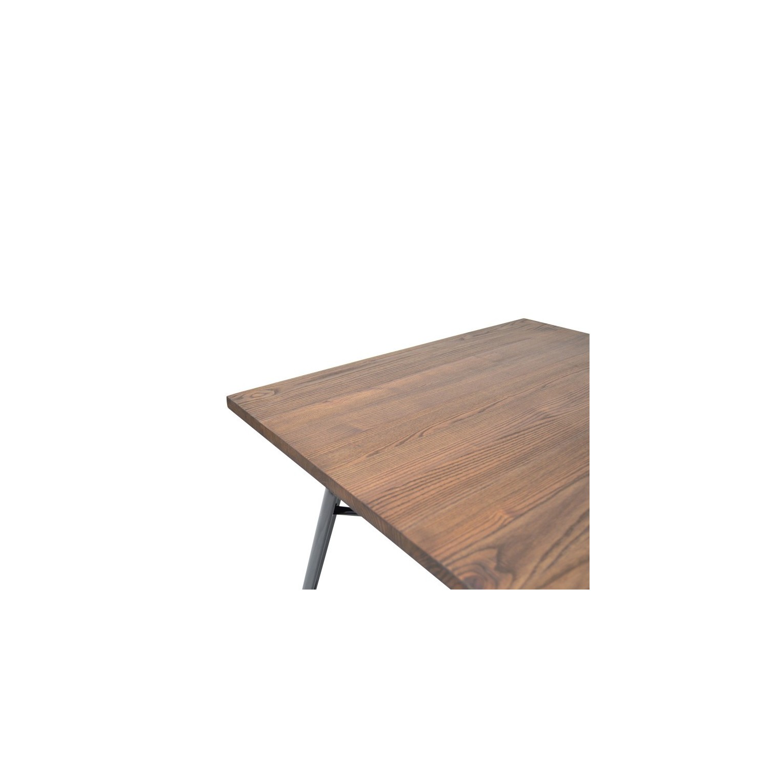 Industrial table Bistro Dark Legs Black