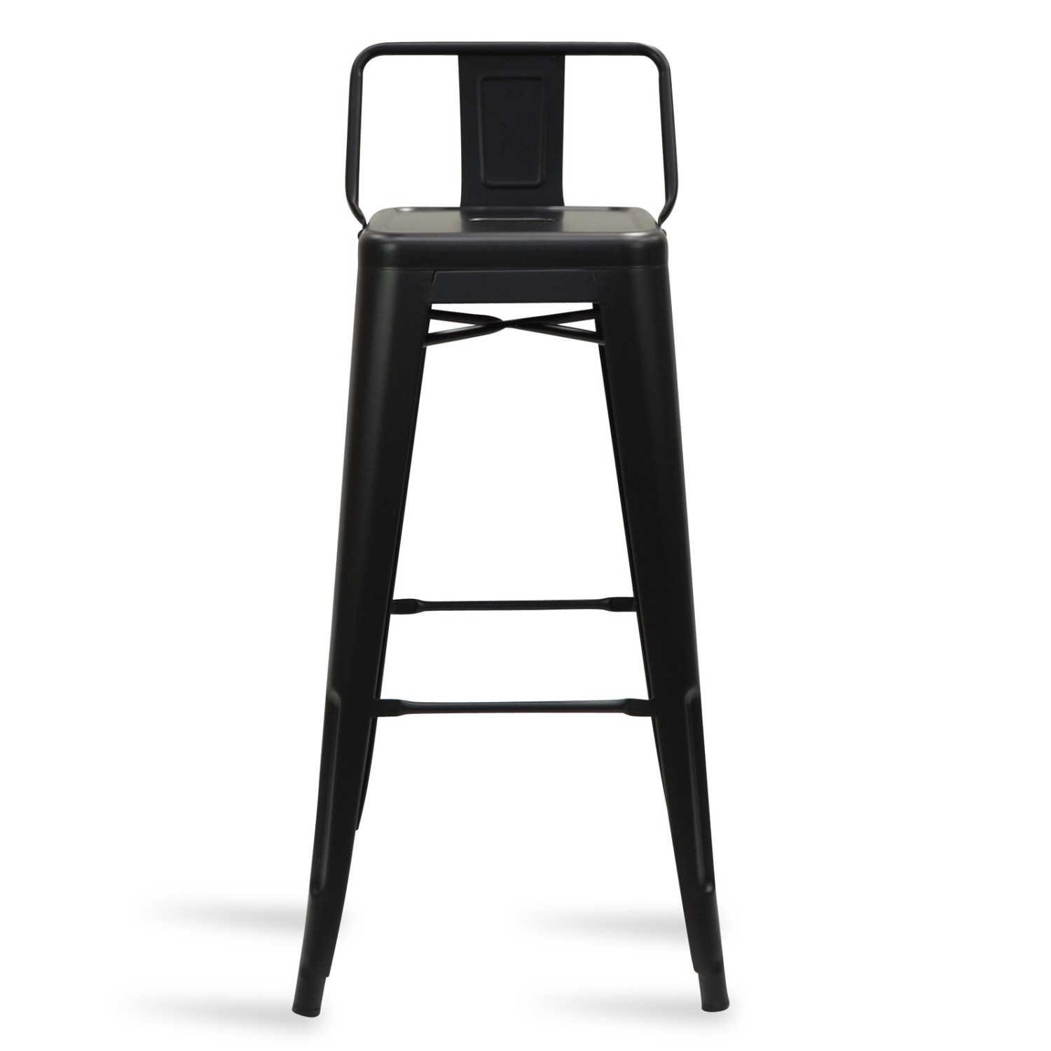 Hocker mit Rückenlehne Classic Wide Bistro Matt Icon Möbel