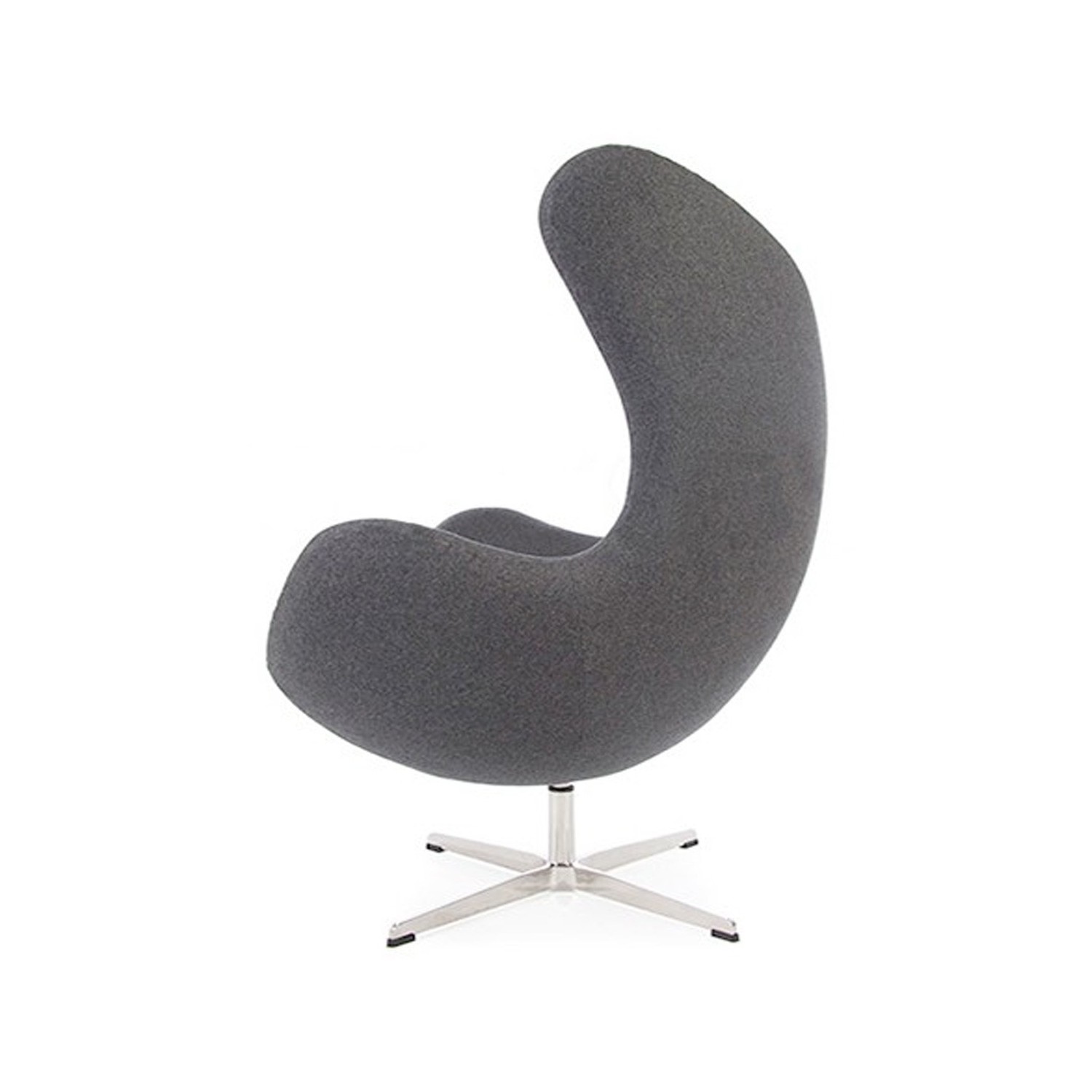 Egg Chair mit Fußstütze asu Kaschmir