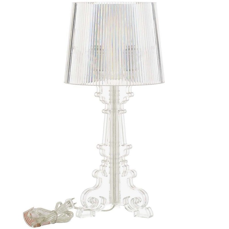 Tischlampe aus transparentem Methacrylat Burgo