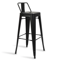 Zestaw 4 matowych stołków Bistro LB