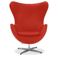 Arne Jacobsen Replica Leather Egg Chair -tuoli