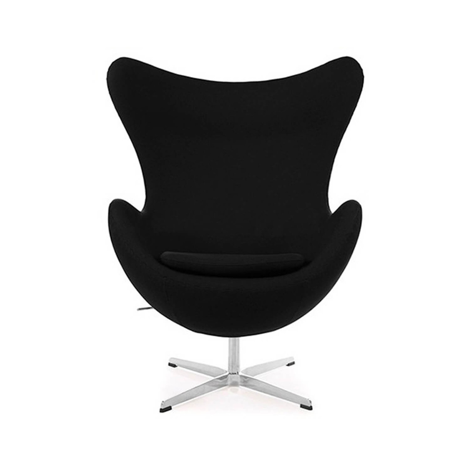 Egg Chair mit Fußstütze asu Kaschmir