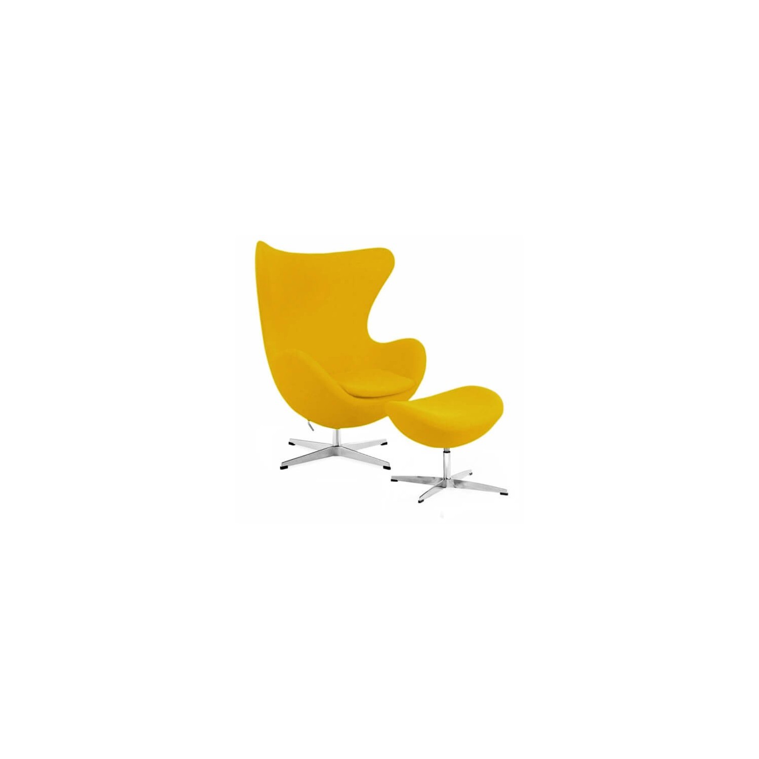 Arne Jacobsen Replica Egg -tuoli ja jalkatuki