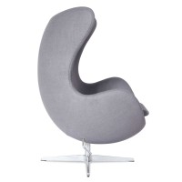 Egg Chair replica in cashmere del designer Arne Jacobsen