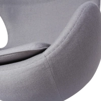 Réplica Silla Egg Chair en Cachemir del diseñador Arne Jacobsen