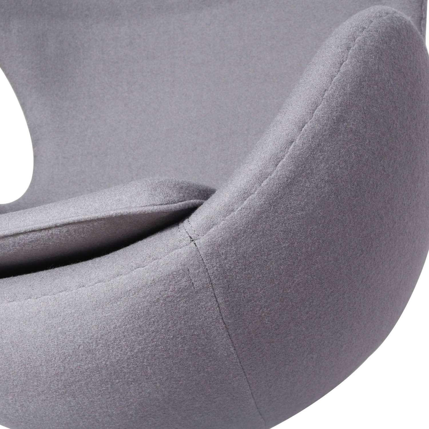 Réplica Silla Egg Chair en Cachemir del diseñador Arne Jacobsen