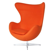 Replica Egg Chair em Cashmere da designer Arne Jacobsen