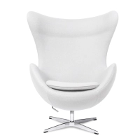 Réplica Silla Egg Chair en Cachemir del diseñador Arne Jacobsen