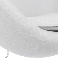 Replica Egg Chair em Cashmere da designer Arne Jacobsen
